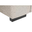 ECKSOFA Beige Struktur  - Beige/Schwarz, Design, Kunststoff/Textil (205/284cm) - Xora