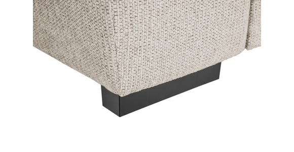 ECKSOFA Beige Struktur - Beige/Schwarz, Design, Kunststoff/Textil (205/284cm) - Xora