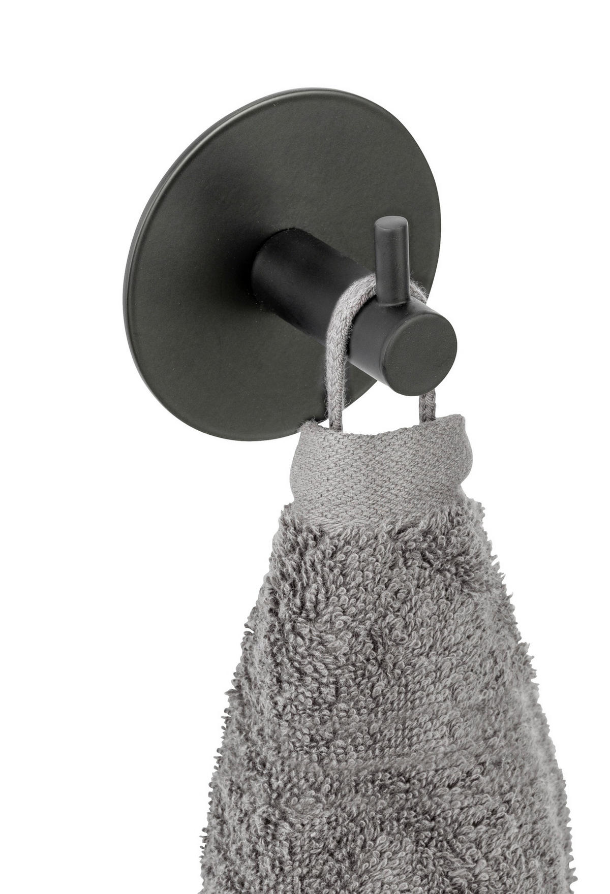 HAKEN  in Schwarz  - Schwarz, KONVENTIONELL, Metall (7/7/5cm) - Schöner Wohnen