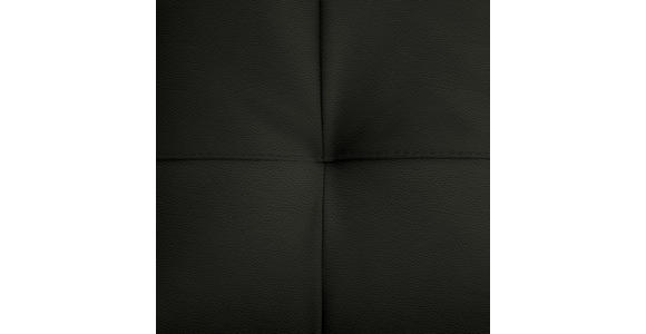 ECKSOFA in Echtleder Schwarz 313/165 cm - Schwarz, Design, Leder/Metall (313/165cm) - Emilio Belluti