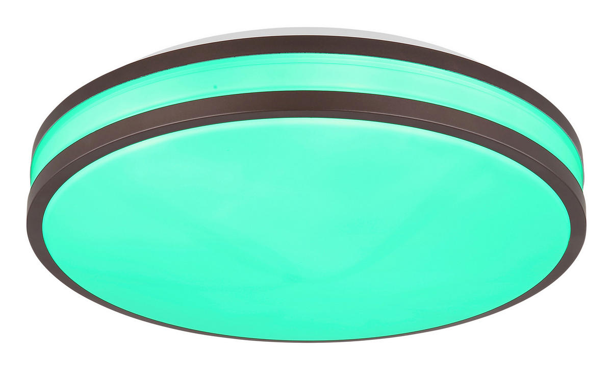 STROPNA LED-SVETILKA   //2700-6000 K/230 V/ - bela/barve kapučina, Konvencionalno, kovina/umetna masa (34/7cm) - Globo