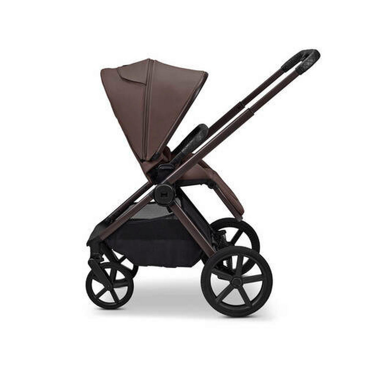 KOMBIKINDERWAGEN  Gio Fold ETPU  Greige  - Greige/Braun, Basics, Textil/Metall (120/58/92cm) - Moon Edition