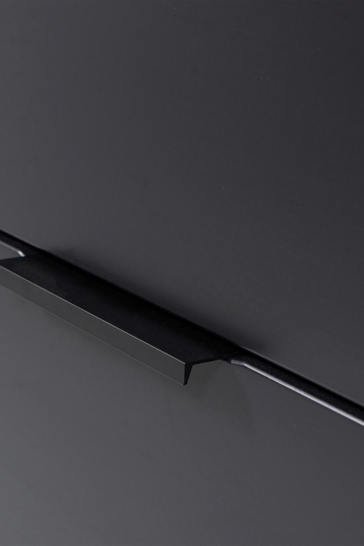 KOMMODE Gunnar  in 94/93/52 cm  - Schwarz, Design, Holz/Metall (94/93/52cm) - Livetastic