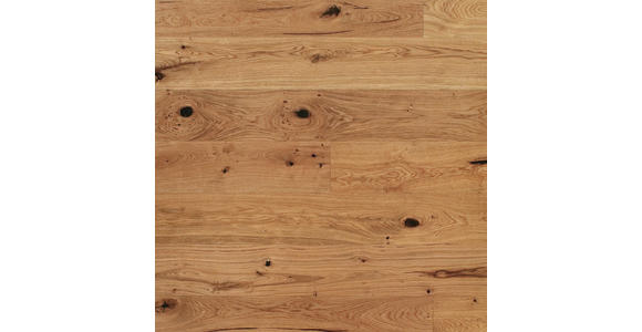 Landhausdiele Eiche rustikal per m² - Eichefarben, KONVENTIONELL, Holz (220/18,5/1,3cm) - Ambiente