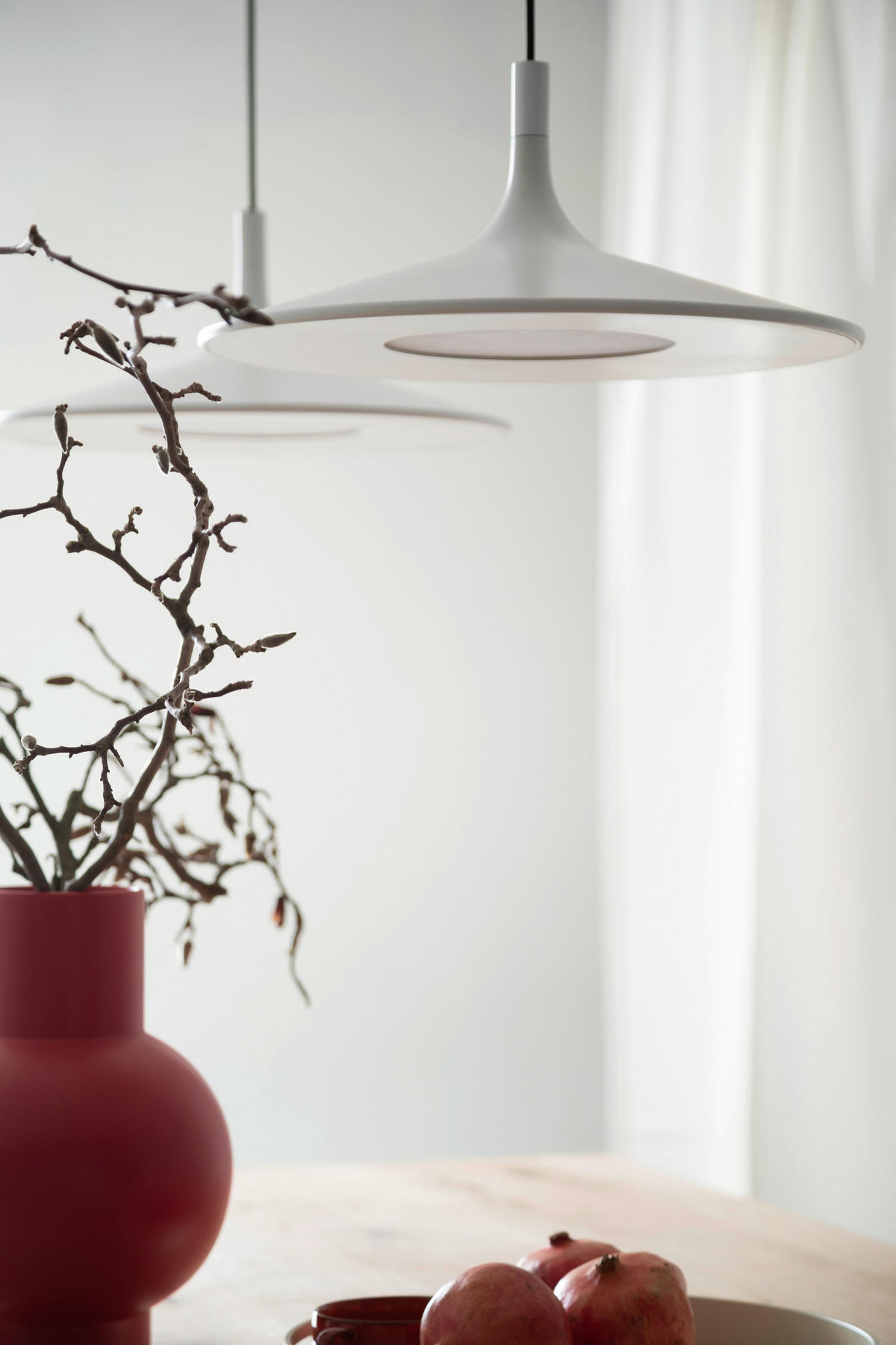 LED-HÄNGELEUCHTE 45/250 cm  - Weiß, Basics, Kunststoff (45/250cm) - Schöner Wohnen