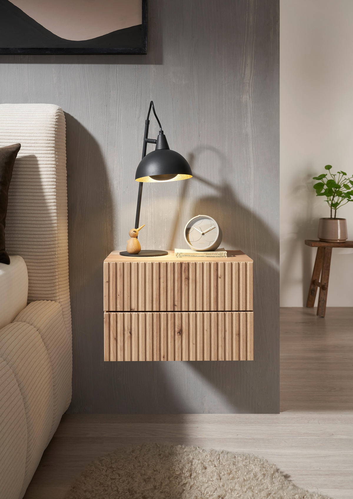 NACHTSCHRANK 42/28/30 cm  - Eiche Artisan, KONVENTIONELL, Holzwerkstoff (42/28/30cm) - Boxxx