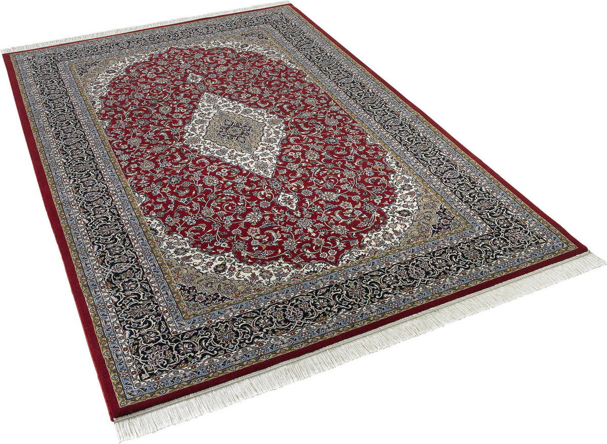 WEBTEPPICH 150/220 cm Isatis Keshan rot  - Rot, Lifestyle, Textil (150/220cm) - Cazaris