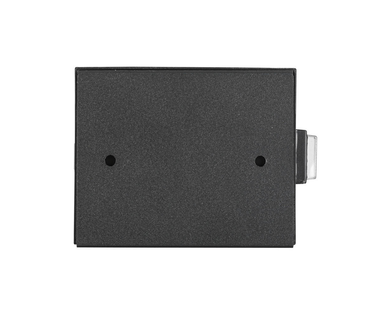 AKKU-WANDLEUCHTE - Schwarz, Basics, Kunststoff/Metall (10,1/10,28/8,05cm) - Novel