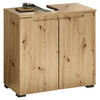 WASCHBECKENUNTERSCHRANK 60/57/32 cm  - Schwarz/Eiche Artisan, Modern, Holzwerkstoff/Kunststoff (60/57/32cm) - MID.YOU