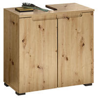 WASCHBECKENUNTERSCHRANK 60/57/32 cm  - Schwarz/Eiche Artisan, Modern, Holzwerkstoff/Kunststoff (60/57/32cm) - MID.YOU