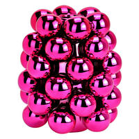 VASE  - Pink, Basics, Keramik (14,0/17,0/14,0cm)