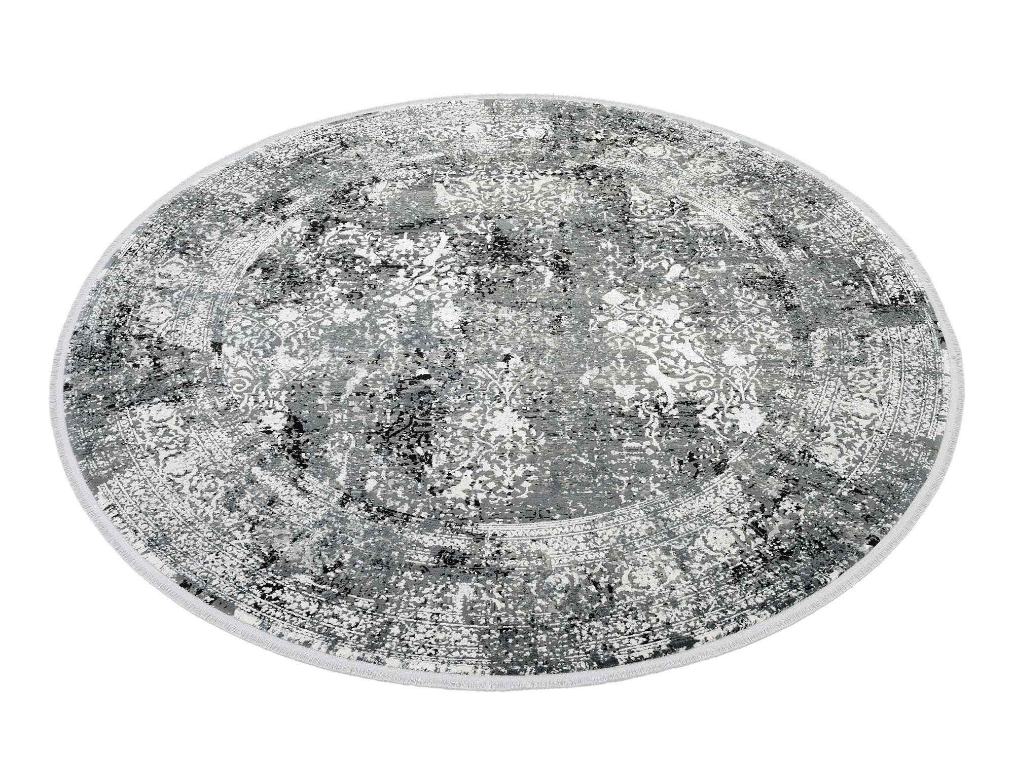 WEBTEPPICH 200/200 cm Avignon Dunkelgrau  - Dunkelgrau, Design, Textil (200/200cm) - Dieter Knoll