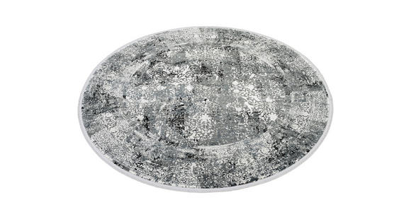 WEBTEPPICH 160 cm Avignon Dunkelgrau rund  - Dunkelgrau, Design, Textil (160cm) - Dieter Knoll