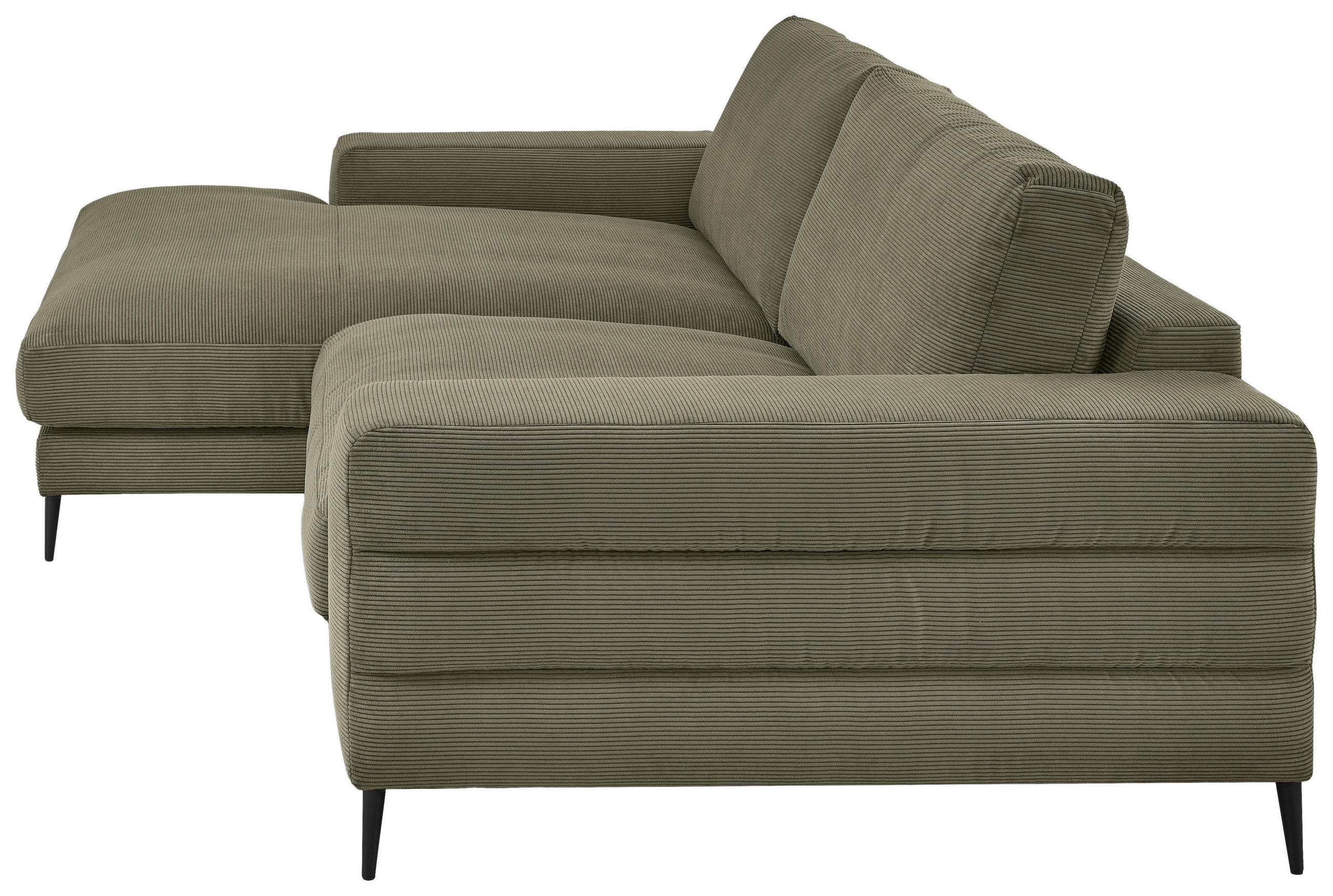 Thumbnail - Dieter Knoll Ecksofa, Olivgrün, Textil, 3-Sitzer, Ottomane links, L-Form, 253x177 cm, Dgm, Oeko-Tex® Standard 100, DGM-K...