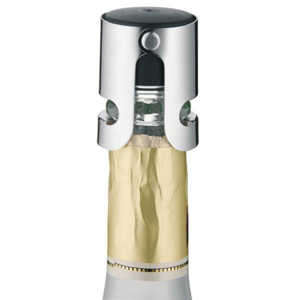 ČEP ZA PJENUŠAC Clever More - boje oplemenjenog čelika/crna, Basics, metal (4cm) - WMF