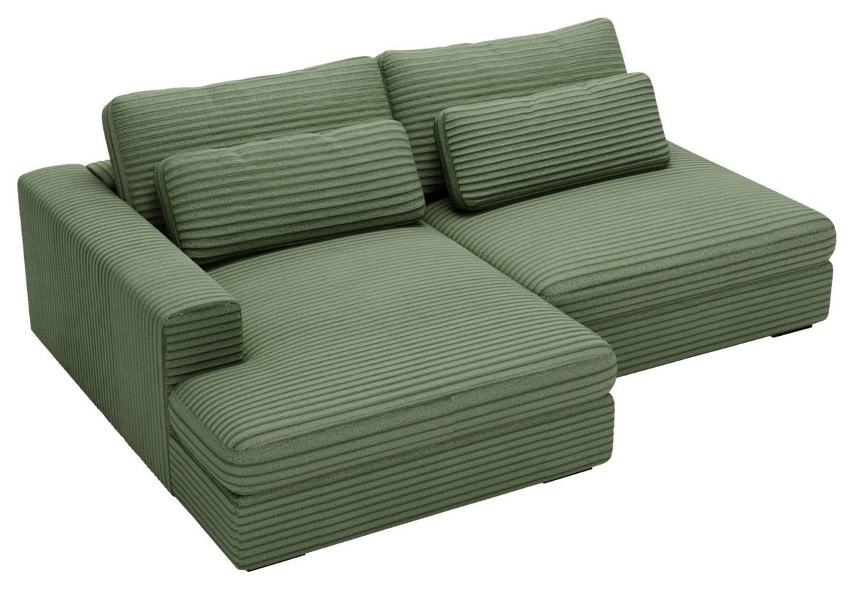 Freisteller von home24 ECKSOFA Grün Cord.