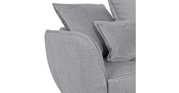 SCHLAFSOFA Flachgewebe Hellgrau  - Hellgrau/Schwarz, KONVENTIONELL, Kunststoff/Textil (250/70/118cm) - Carryhome