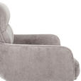 ARMLEHNSTUHL  Stoffauswahl, Sitzfläche 360° drehbar, automatische Rückholfunktion Cord  - Taupe/Creme, Design, Textil/Metall (60/95/62cm) - Novel