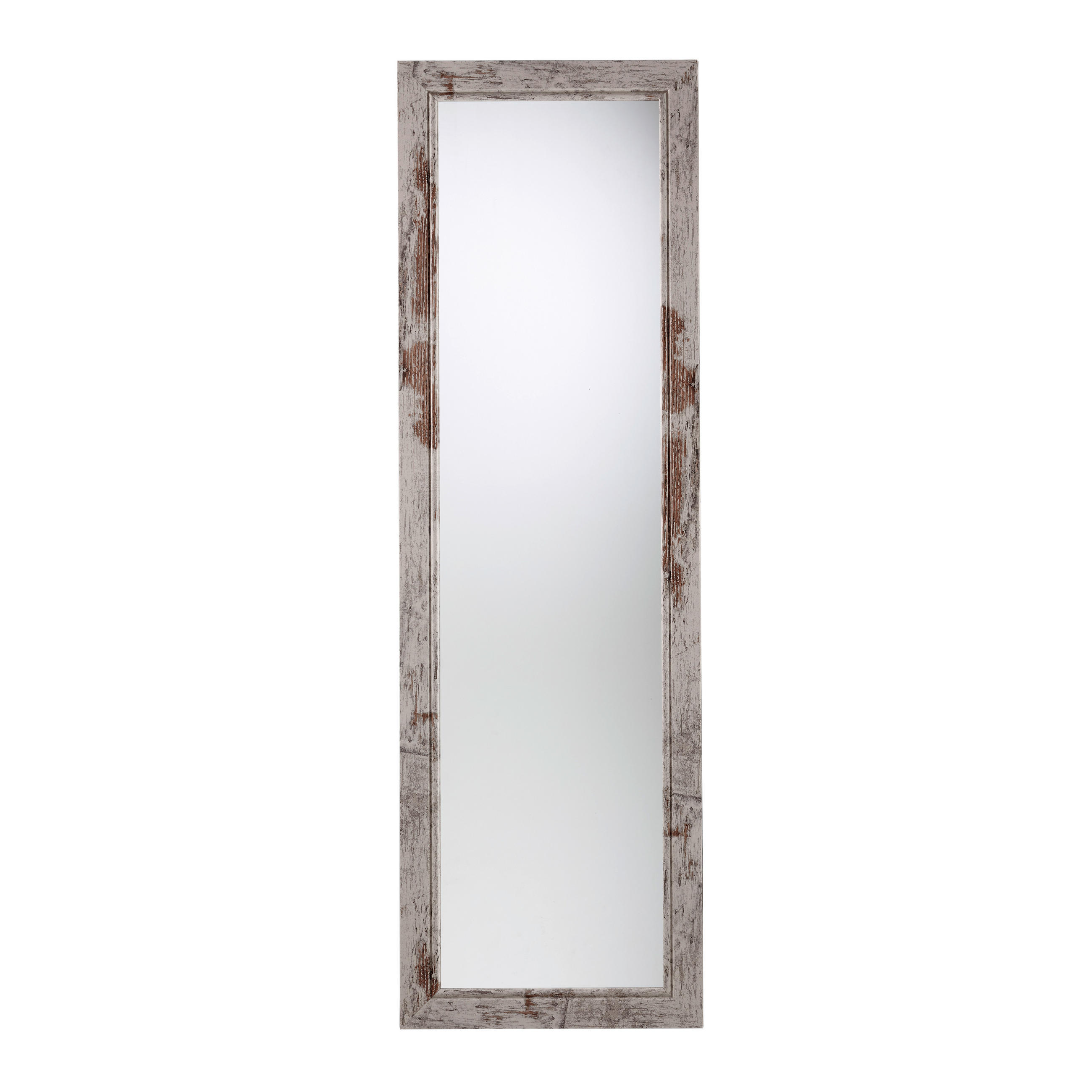 NÁSTENNÉ ZRKADLO 50/160/3 cm  - biela, Design, kompozitné drevo (50/160/3cm) - Xora