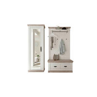 GARDEROBE 3-teilig  in 190/201/45 cm  - Hellbraun/Pinienfarben, Design, Holzwerkstoff (190/201/45cm) - MID.YOU