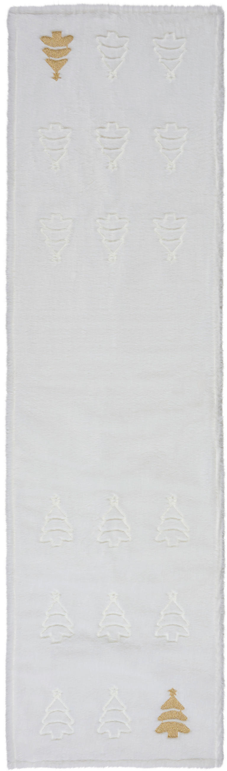 NADSTOLNJAK 40/140 cm    CHRISTMAS TREE  - bijela, Trend, tekstil (40/140cm) - X-Mas