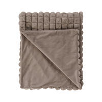 WOHNDECKE 150/200 cm  - Taupe, Basics, Textil (150/200cm) - Kayoom
