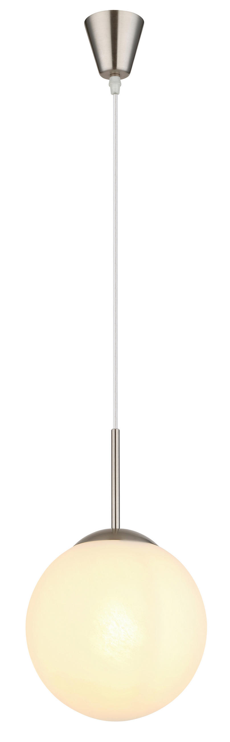 VISEČA SVETILKA  KOP      25/120 cm      E27 - barve niklja/opal, Basics, kovina/umetna masa (25/120cm)