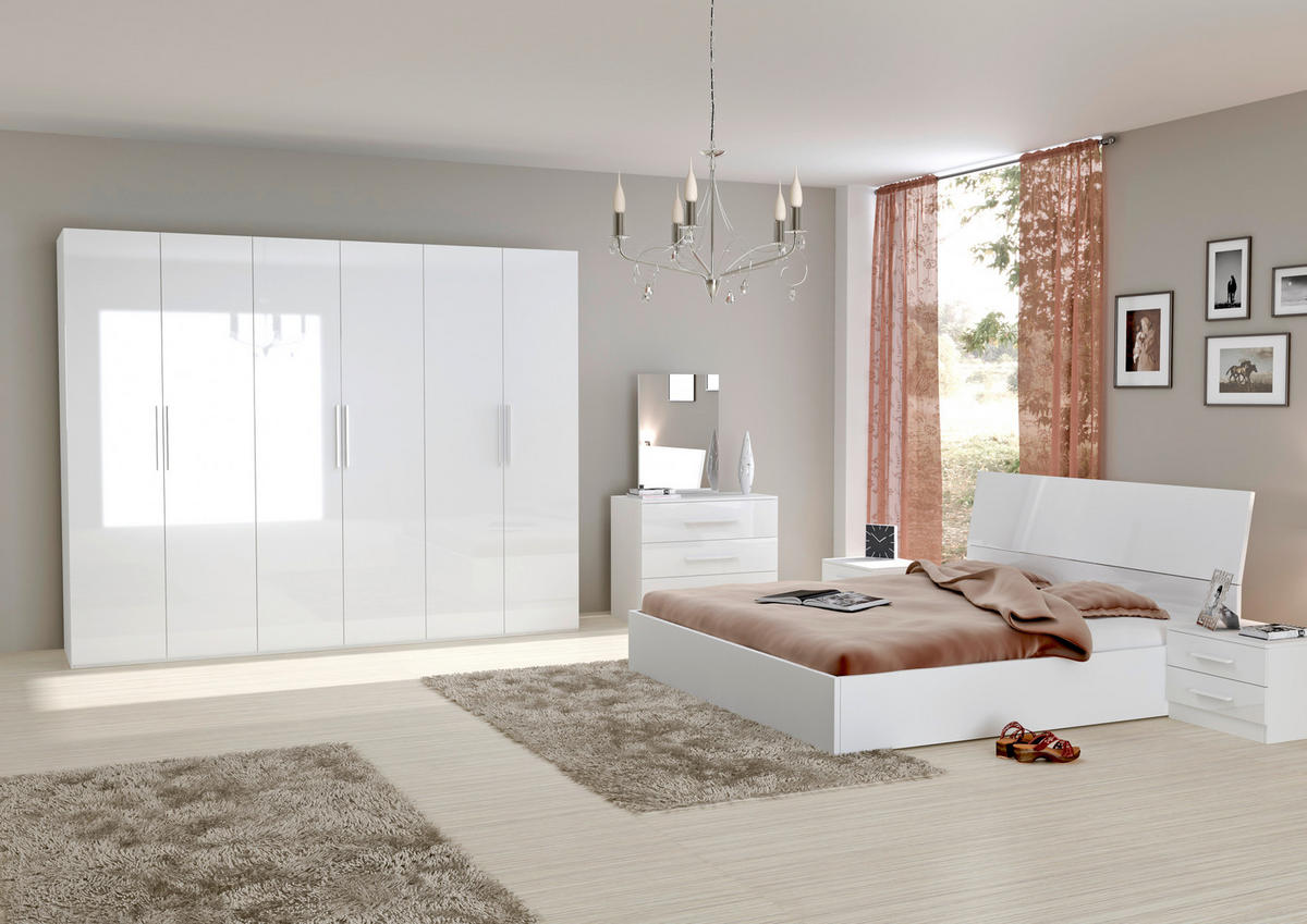 SPAVAĆA SOBA bijela   - bijela, Design, drvni materijal - Xora