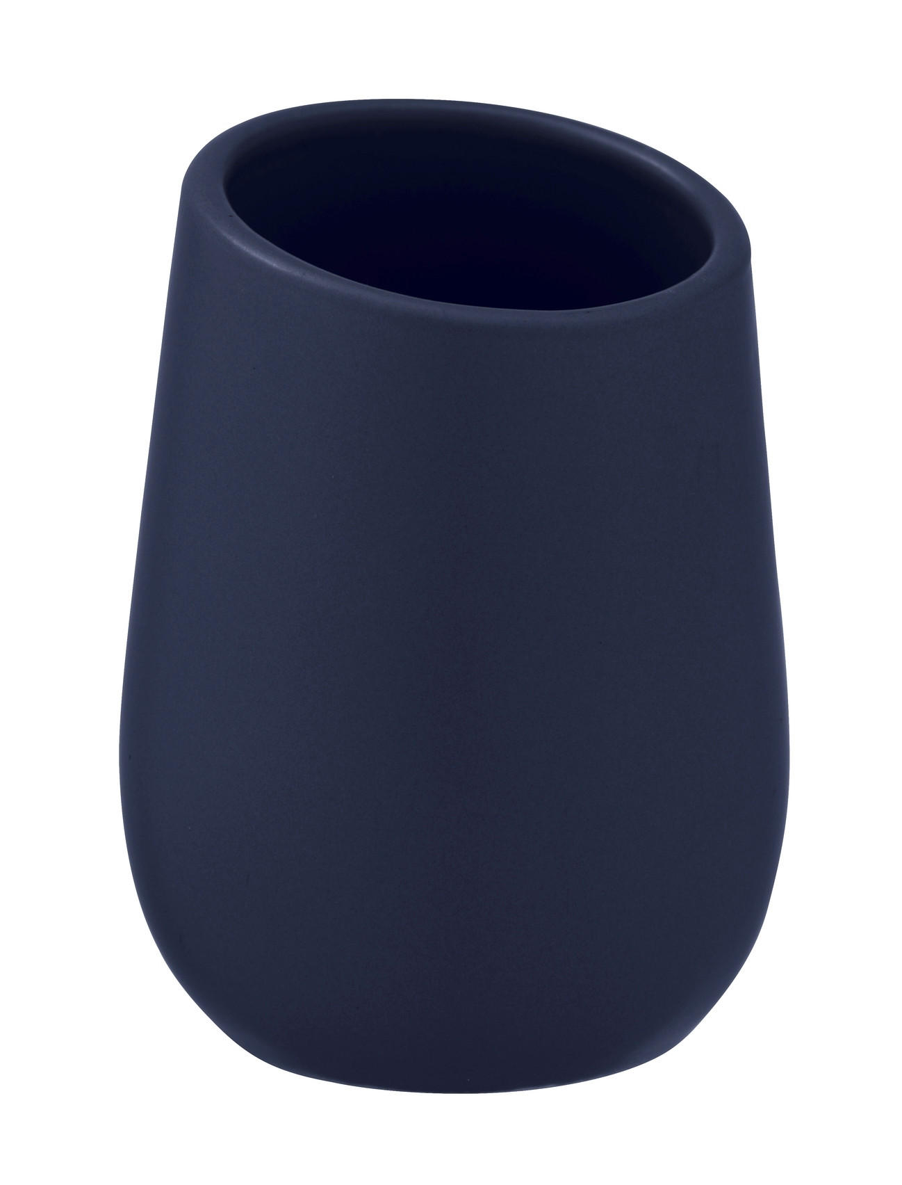 ZAHNPUTZBECHER Keramik  - Dunkelblau, Basics, Keramik (8/11/8cm) - Wenko