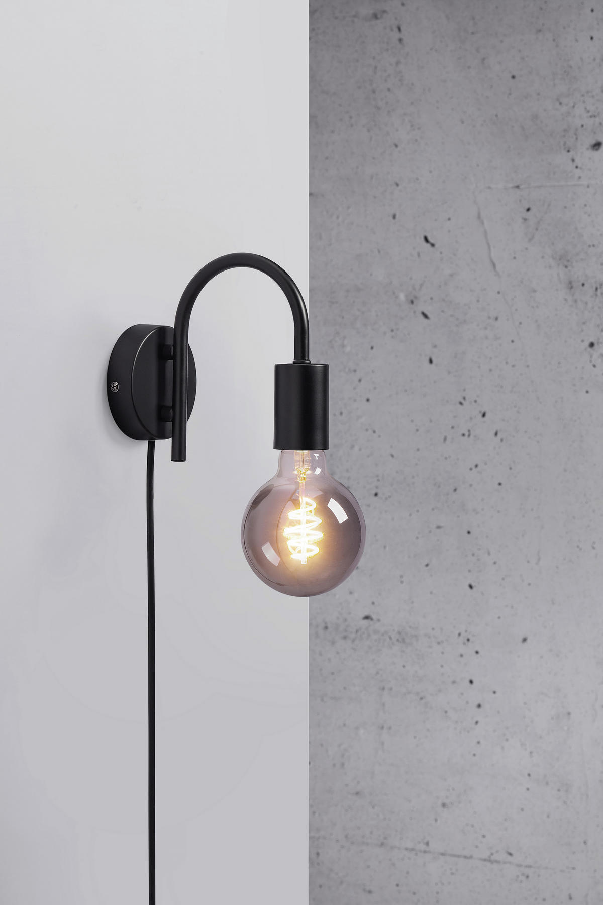 WANDLEUCHTE 9/16/17,5 cm   - Schwarz, Design, Metall (9/16/17,5cm) - Nordlux
