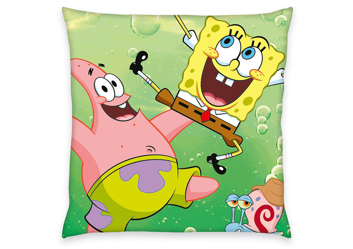JUGENDBETTWÄSCHE SPONGEBOB Renforcé 135/200 cm  - Gelb/Rosa, Basics, Textil (135/200cm) - Herding