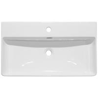 WASCHBECKEN 81/13/42 cm  - Weiß, Basics, Keramik (81/13/42cm) - Linea Natura