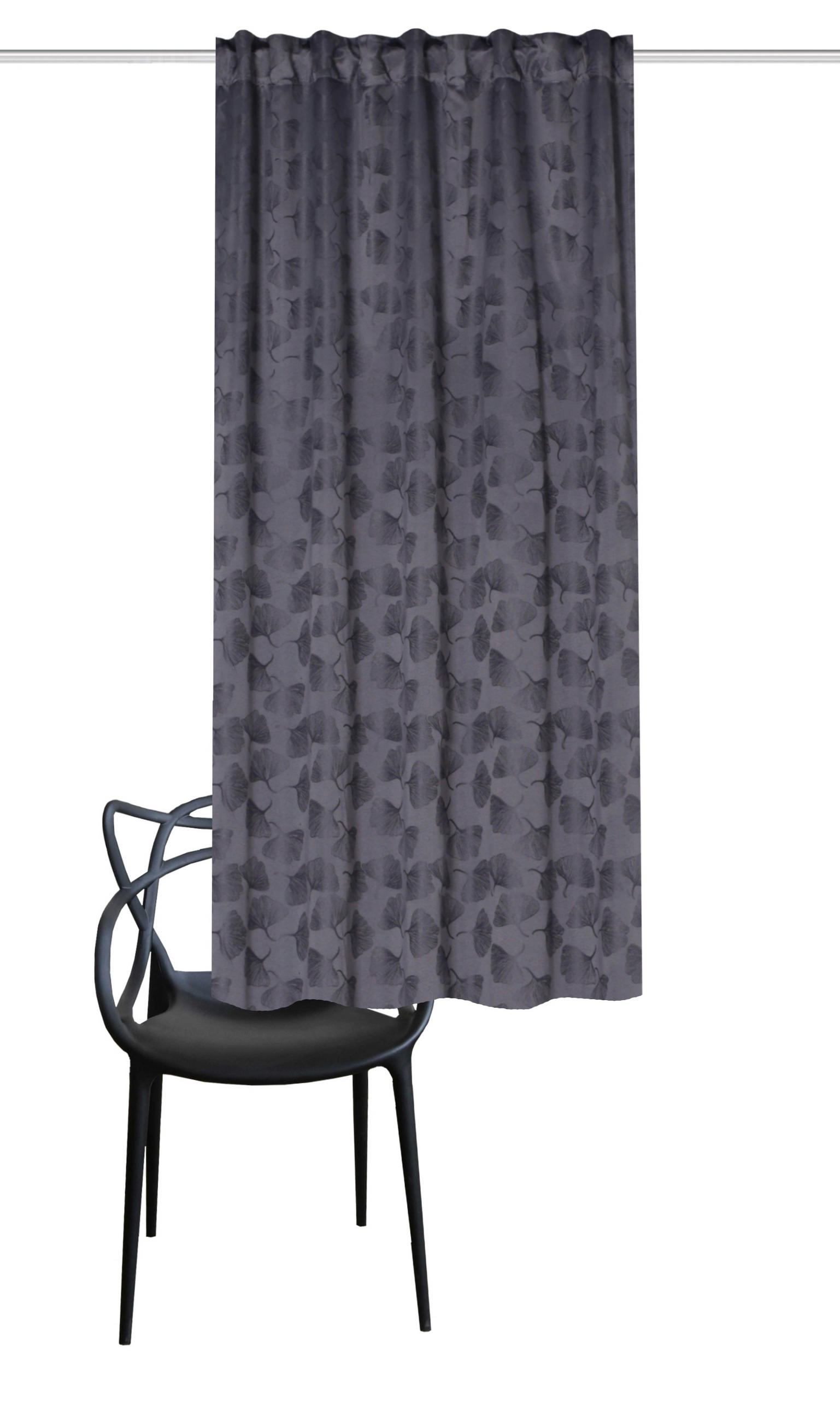 FERTIGVORHANG  Verdunkelung   135/175 cm  - Anthrazit, Trend, Textil (135/175cm)