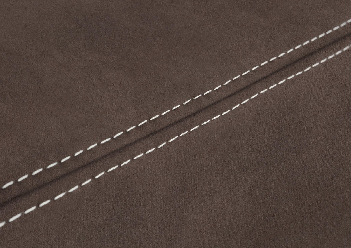 ECKSOFA in Mikrofaser Graubraun  275/223 cm  - Graubraun/Beige, KONVENTIONELL, Textil/Metall (275/223cm) - Beldomo Comfort