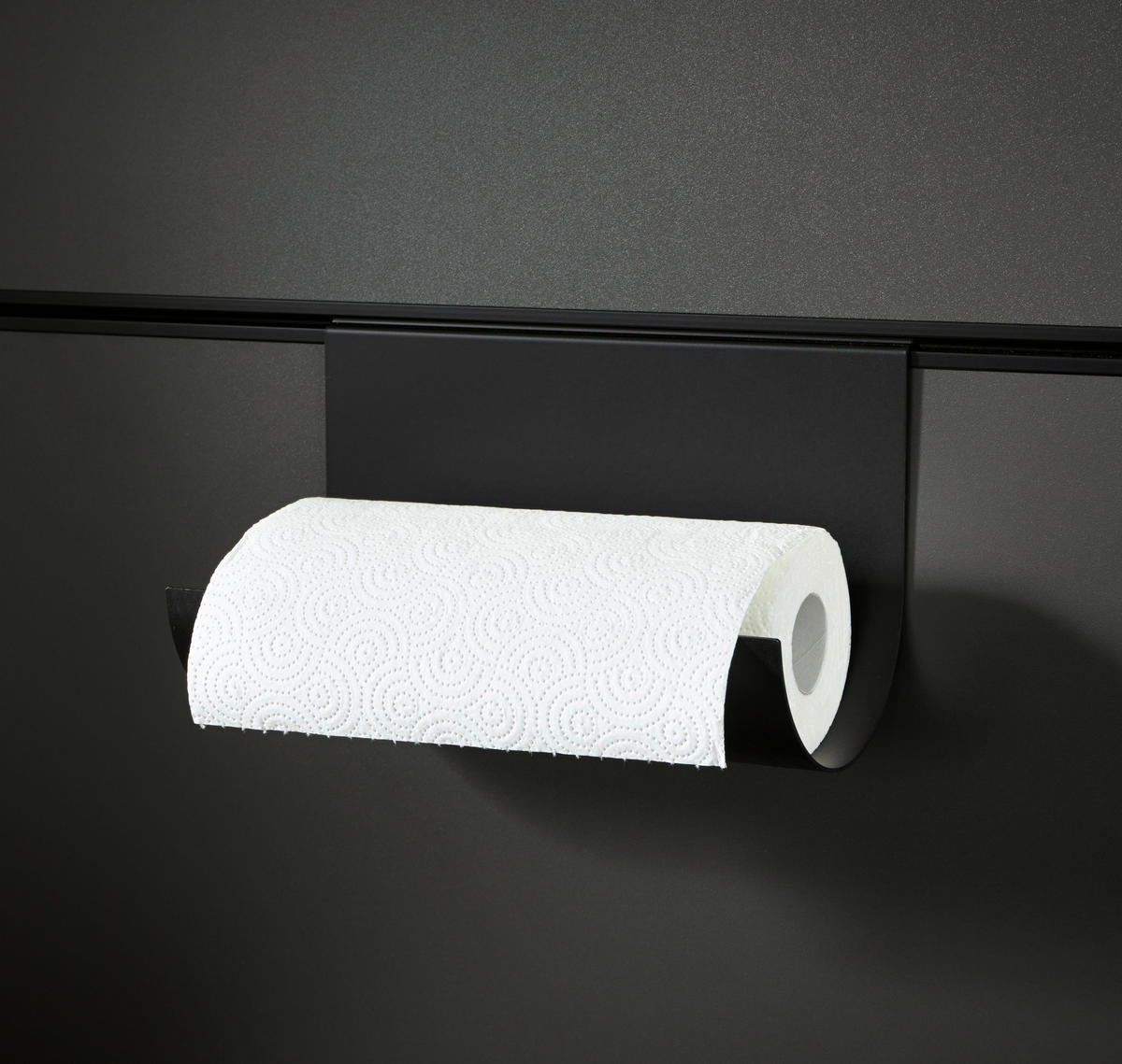 EINBAUKÜCHE SILVIA  - Rot/Schwarz, Design, Holzwerkstoff - Novel