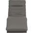 RELAXLIEGE in Leder Graphitfarben - Chromfarben/Graphitfarben, Design, Leder/Metall (65/101/158cm) - Chilliano RELAXLIEGE in Leder Graphitfarben - Chromfarben/Graphitfarben, Design, Leder/Metall (65/101/158cm) - Chilliano