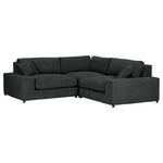 ECKSOFA  Anthrazit Bouclé  - Greige/Anthrazit, MODERN, Kunststoff/Textil (255/255cm) - Landscape