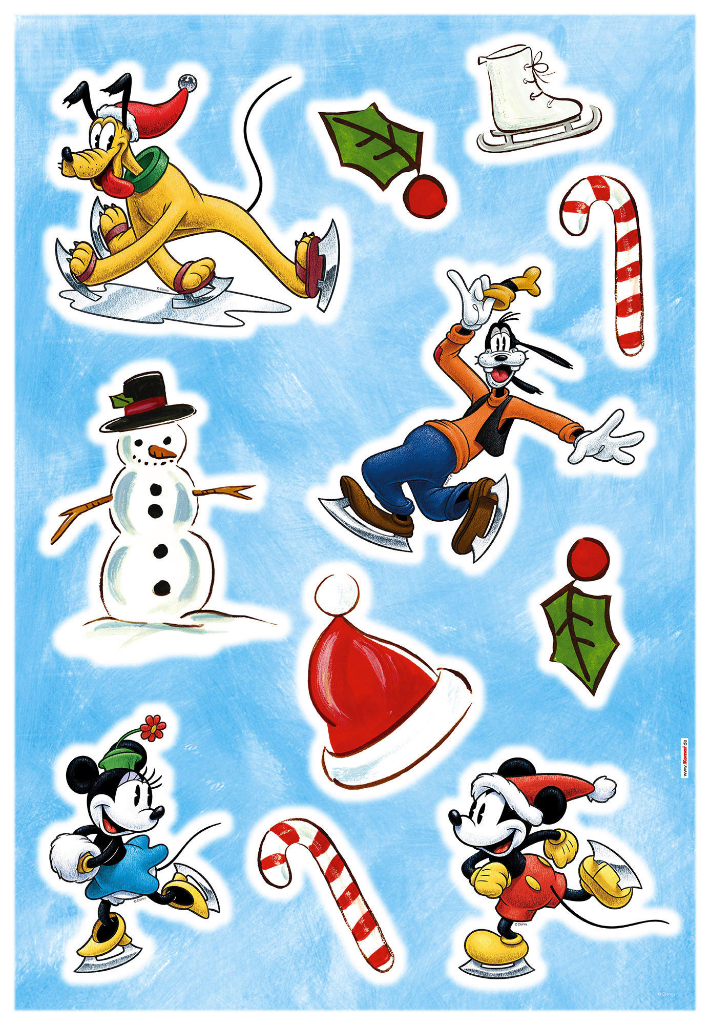 Wandtattoo Mickey Ice Slide