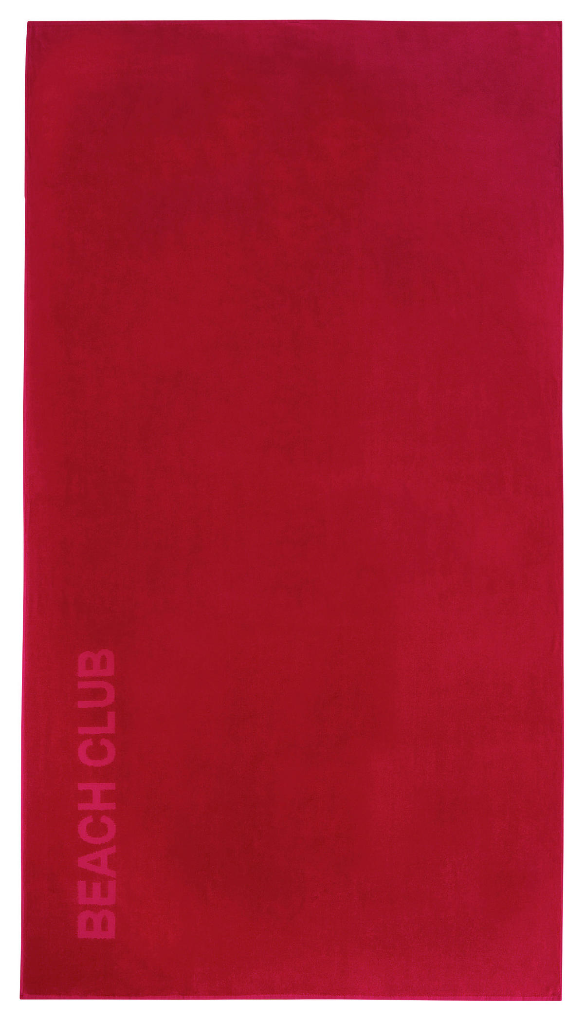 STRANDTUCH Beach Club Pink 100/180 cm  - Pink, Basics, Textil (100/180cm) - Vossen