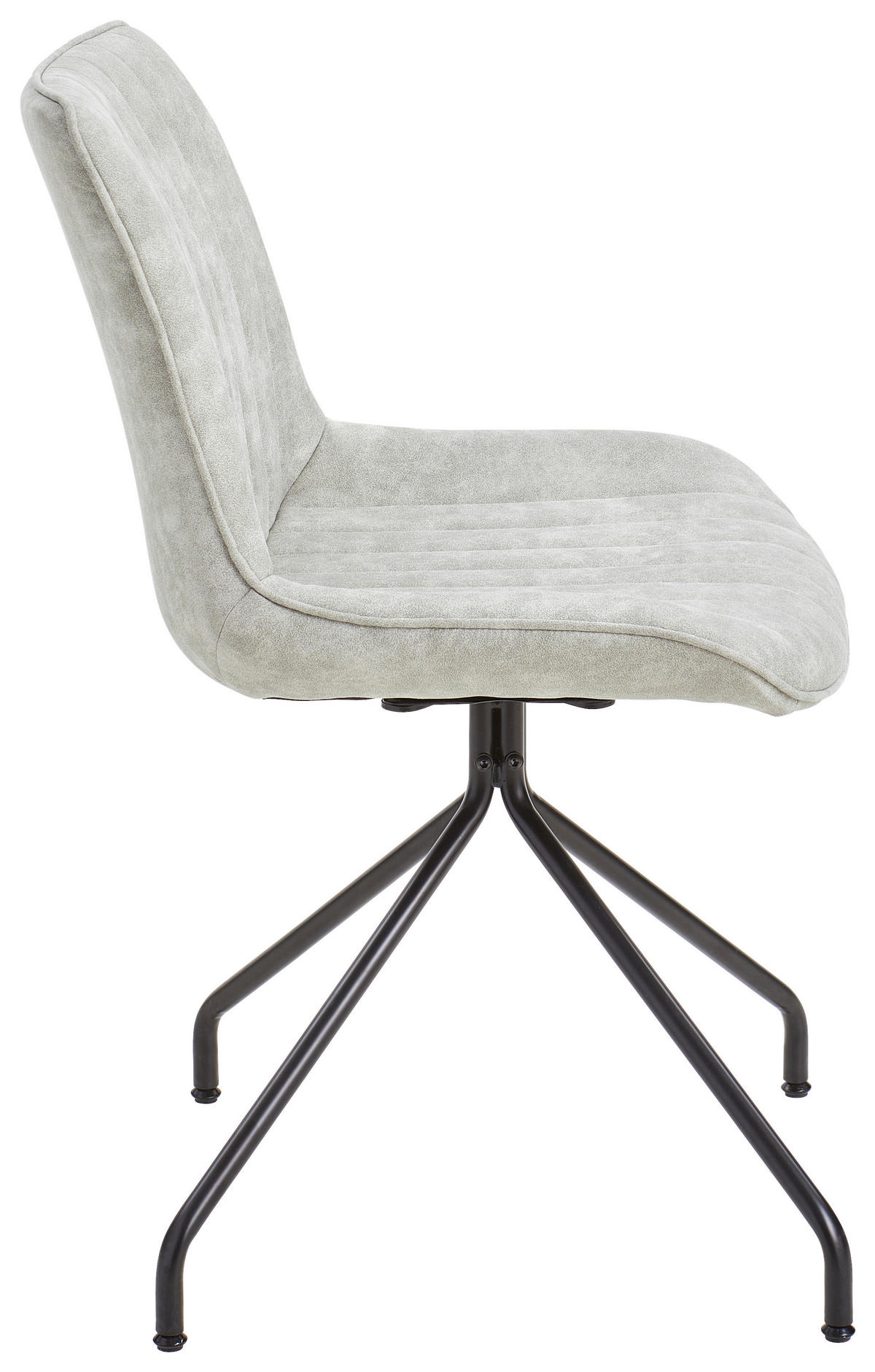 STUHL - Sandfarben/Schwarz, Design, Textil/Metall (50/84,5/57cm) - Carryhome