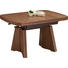 COUCHTISCH Amerikanischer Nussbaum, Kernnussbaum furniert Nussbaumfarben - Nussbaumfarben, KONVENTIONELL, Metall (90(130,5)/65/54-73cm) - Venda