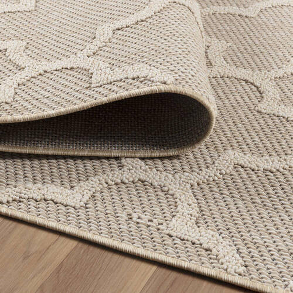 UTOMHUSMATTA 200/290 cm Patara  - beige, Design, textil (200/290cm) - Novel