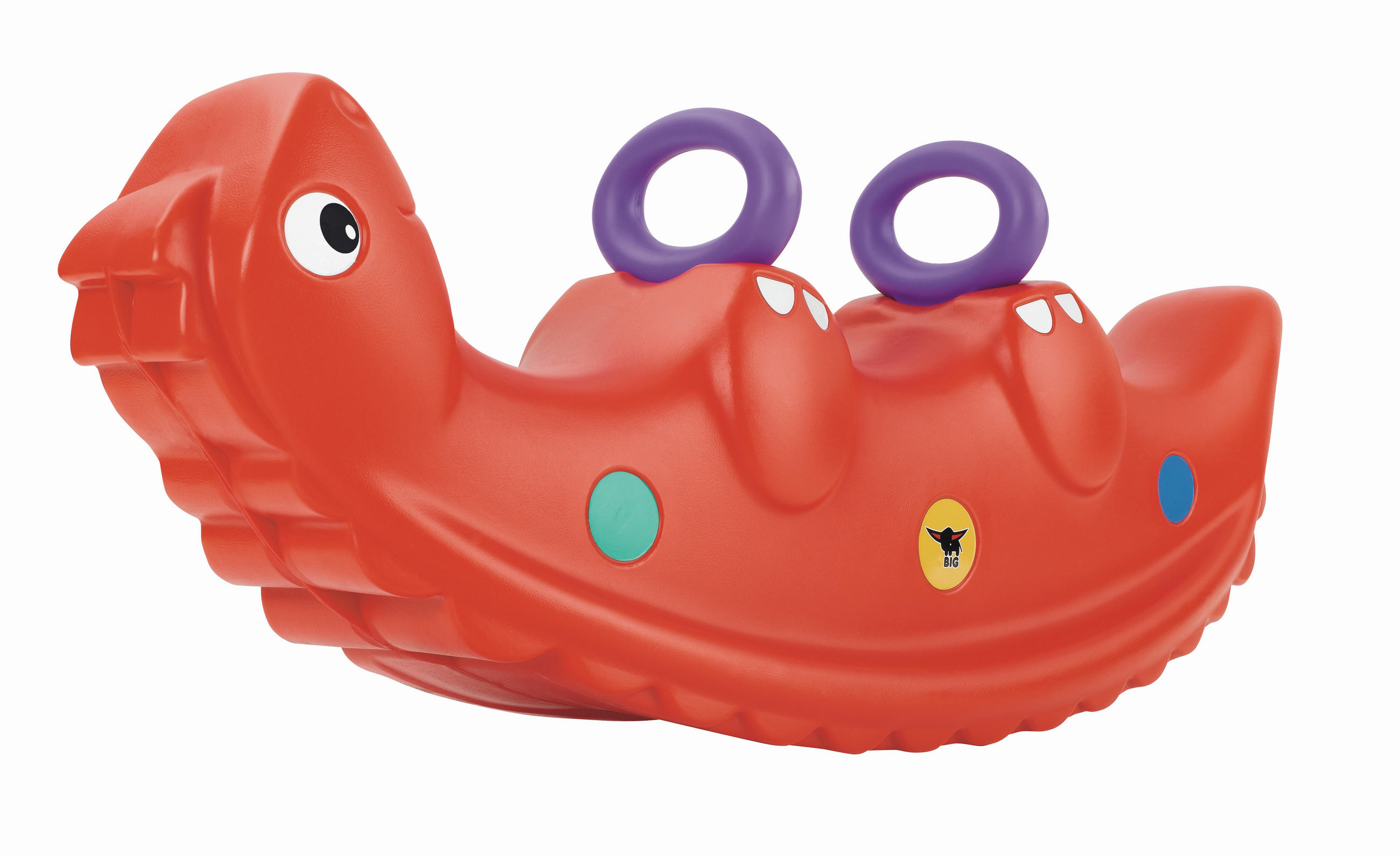 WIPPE BIG-Sammy-Rocker   - Rot/Multicolor, Basics, Kunststoff (35/120/49cm) - BIG