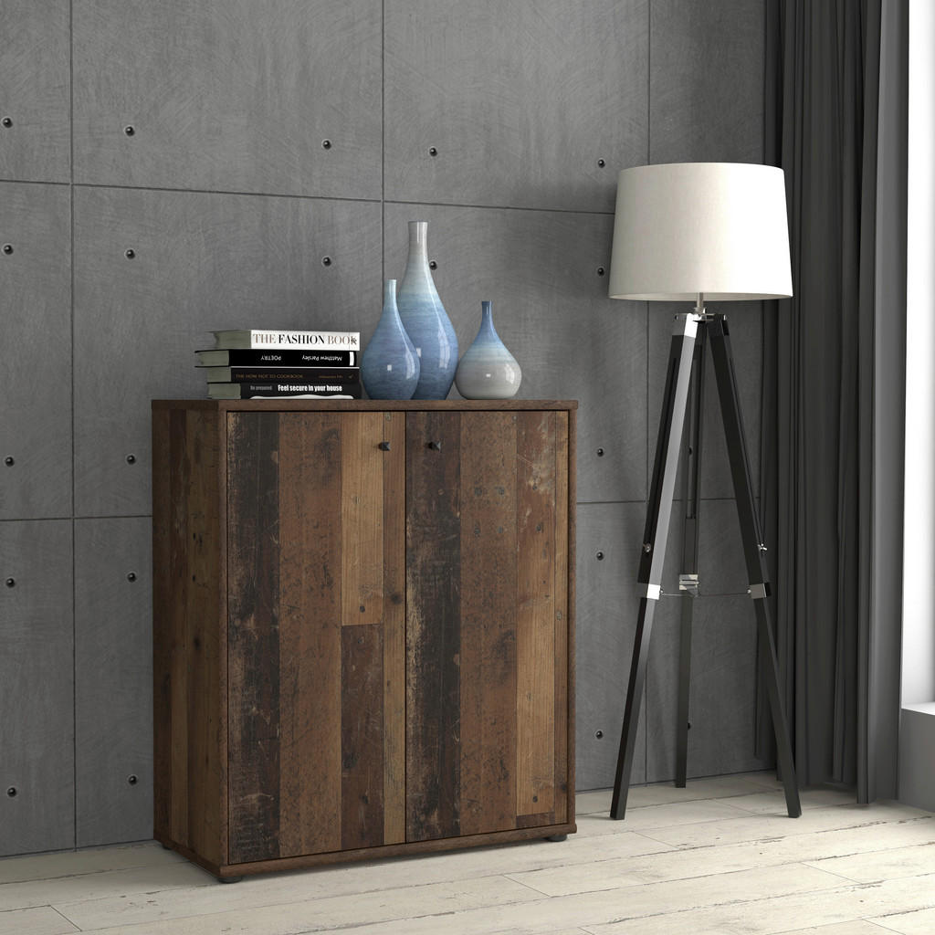 Thumbnail - Xxxl Kommode, Dunkelbraun, Graubraun, Holzwerkstoff, 2 Fächer, 73.7x85.5x34.8 cm, Typenauswahl, Beimöbel erhältlich, ste...