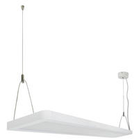 LED-DECKENLEUCHTE ALU-LINE 147/13/2,8 cm  - Weiß, Design, Metall (147/13/2,8cm)