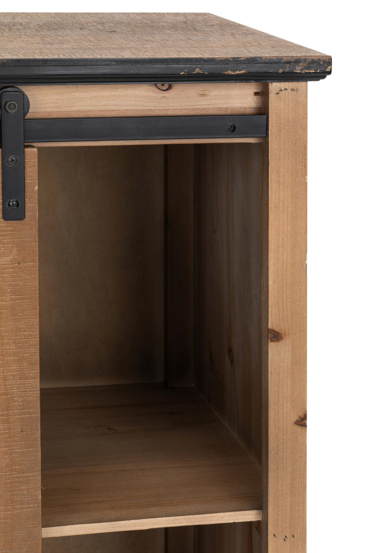 HIGHBOARD  in 120/86/40 cm  - Schwarz/Naturfarben, LIFESTYLE, Holz/Holzwerkstoff (120/86/40cm) - Livetastic