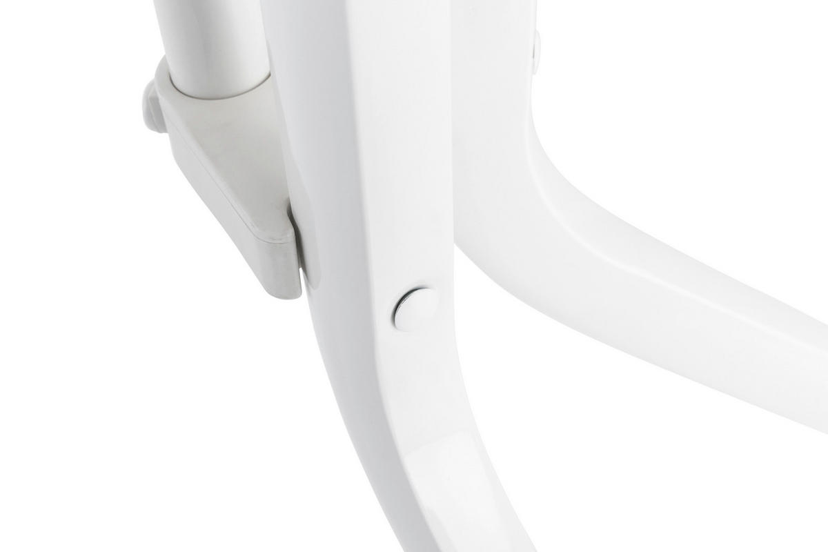 GARTENKLAPPTISCH 140/95/74 cm Metall, Kunststoff rechteckig  - Weiß, Basics, Kunststoff/Metall (140/95/74cm) - Kettler