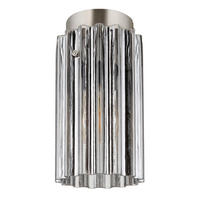 STROPNA SVETILKA CAYDEN 11.5/21 cm   - barve niklja/prozorno, Konvencionalno, kovina/steklo (11.5/21cm) - Globo