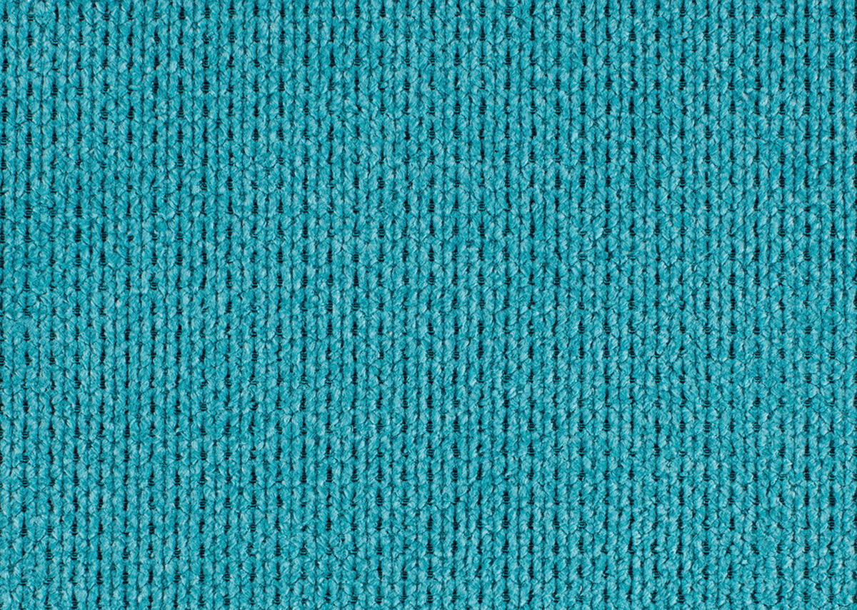 ECKSOFA in Mikrofaser Türkis  - Türkis/Chromfarben, Design, Textil/Metall (207/301cm) - Xora