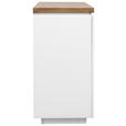 SIDEBOARD  195/82/41,5 cm 4 Schublade(n)  - Eichefarben/Weiß, KONVENTIONELL, Holz/Holzwerkstoff (195/82/41,5cm) - Novel